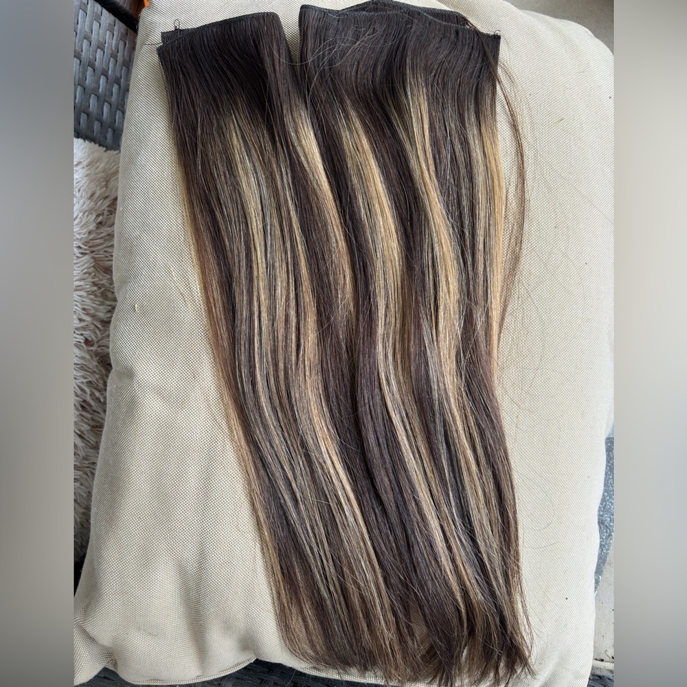 BELLAMI Dark Brown and Blonde Hair Extensions